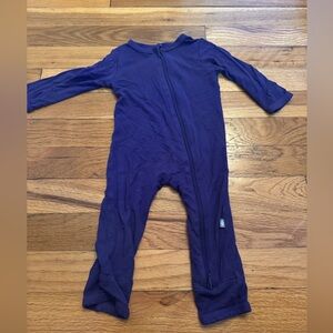 Kyte Baby Purple Baby Footie 3-6m